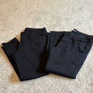 Express Black Jean Legging: 12S